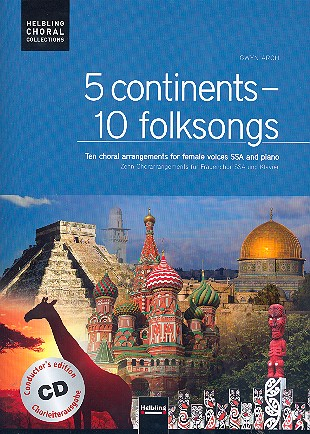 5 Continents - 10 Folksongs (+CD) für Frauenchor und Klavier