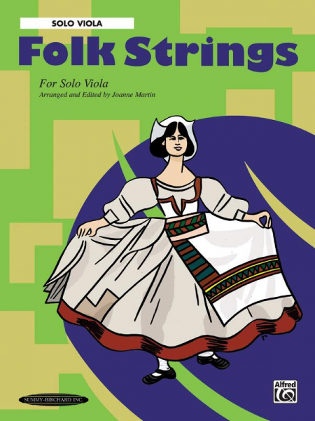 Folk strings for solo viola