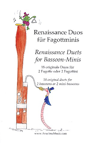 Renaissance Duos für Fagottminis für 2 Fagotte (Fagottini)