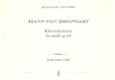 Konzert fis-moll op.10 für Klavier und Orchester