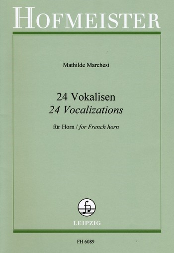 24 Vokalisen op.3 für Horn