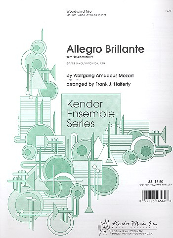 Allegro Brillante für Flöte, Oboe und Klarinette