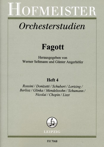 Orchesterstudien Fagott Band 4 für Fagott