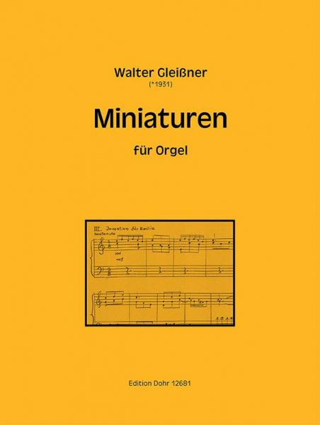 Miniaturen für Orgel