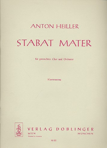 Stabat Mater für gem Chor und Orchester Klavierauszug