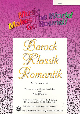 Barock Klassik Romantik für flexibles Ensemble