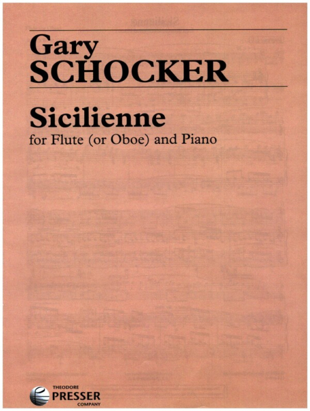 Sicilienne for flute (oboe) and piano