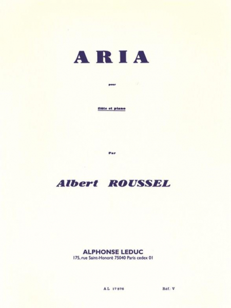 Aria pour flûte et piano