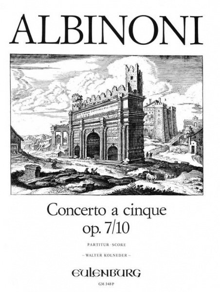 Concerto a cinque B-Dur op.7,10 für Streichorchester