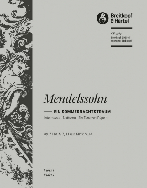 3 Stücke aus &#039;Ein Sommernachtstraum&#039; op.61,5,7,11 für Orchester