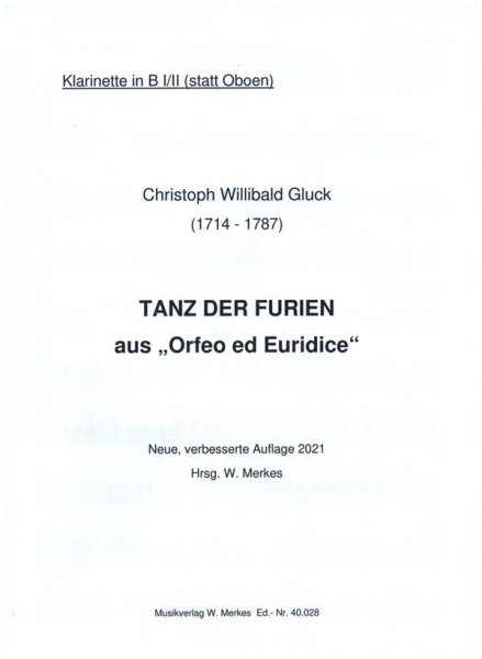 Tanz der Furien aus Orfeo ed Euridice für Orchester