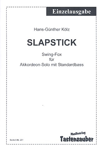 Slapstick Swing-Fox für Akkordeon-Solo mit Standardbass