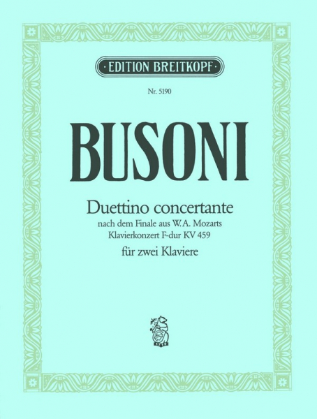 Duettino concertante nach Mozart für 2 Klaviere