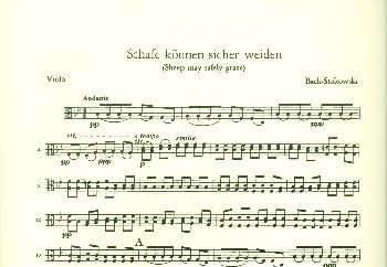 Schafe können sicher weiden BWV208 für Orchester