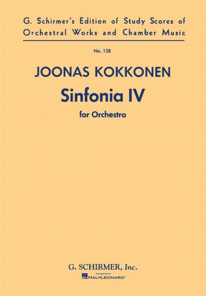 Sinfonie Nr.4 für Orchester Studienpartitur