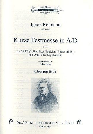 Kurze Festmesse op.113 für gem Chor und Orgel