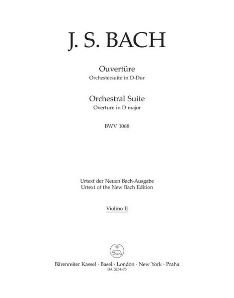 Ouvertüre D-Dur Nr.3 BWV1068 für Orchester