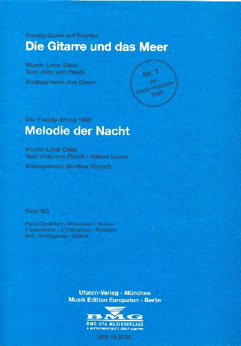 Melodie der Nacht und Die Gitarre und das Meer für Salonorchester