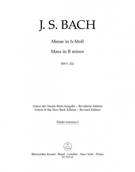 Messe h-Moll BWV232 für Soli, gem Chor und Orchester