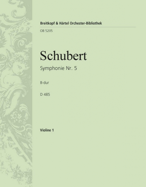 Sinfonie B-Dur Nr.5 D485 für Orchester