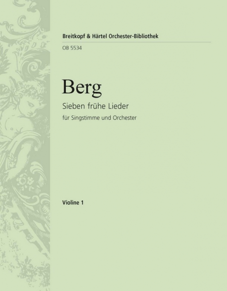 7 frühe Lieder für Gesang und Orchester