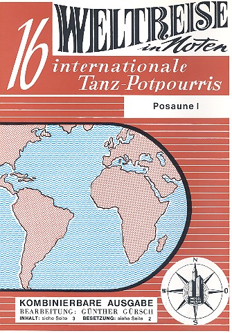 Weltreise in Noten - 16 internationale Tanzpotpourris für Orchester