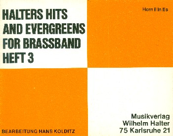 Halters Hits and Evergreens Band 3 für Blasorchester