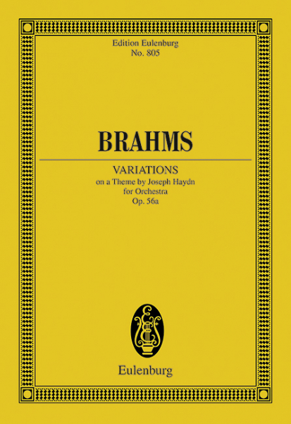 Variationen über ein Thema von Haydn op.56a für Orchester