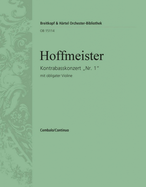 Konzert D-Dur Nr.1 für Kontrabass und Orchester (mit obligater Violine)