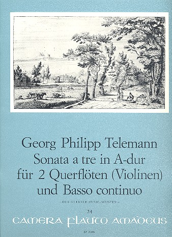 Sonata a tre A-Dur für 2 Flöten und BC