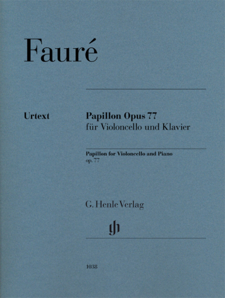 Papillon op.77 für Violoncello und Klavier