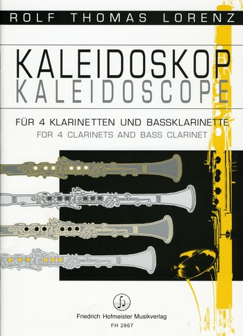 Kaleidoskop für 5 Klarinetten (TTTTB)