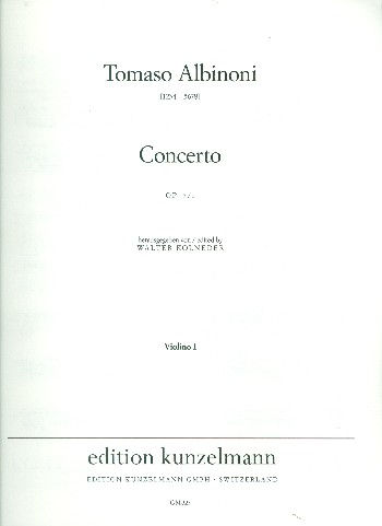 Concerto a cinque D-Dur p.5,1 für Violine und Streicher