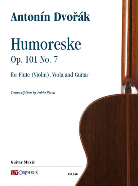 Humoreske op.101 no.7 for flute (violin), viola and guitar