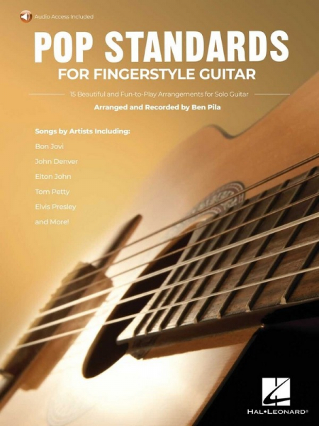 Pop Standards (+Online-Audio) for fingerstyle guitar