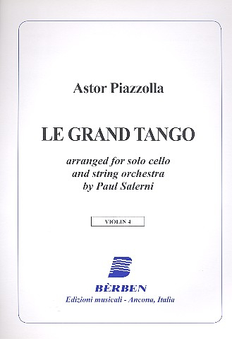 Le grand Tango for cello and string orchestra