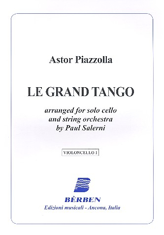 Le grand Tango for cello and string orchestra