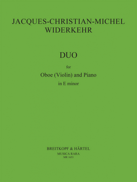 Duo e Minor for oboe and piano