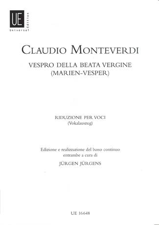 Vespro della beata vergine für Soli, Chor und Orchester