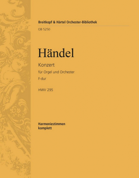 Konzert F-Dur Nr.13 HWV295 für Orgel und Orchester