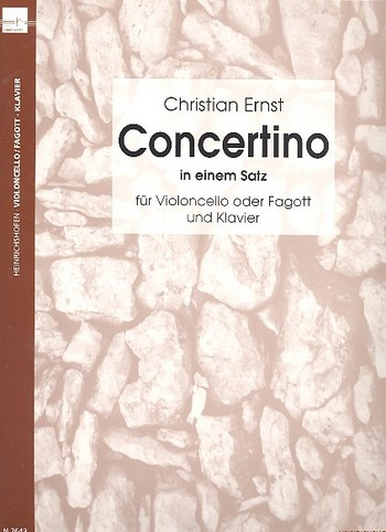 Concertino in einem Satz für Violoncello (Fagott) und Klavier