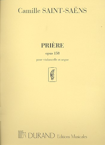 Priere op.158 pour violoncelle et orgue