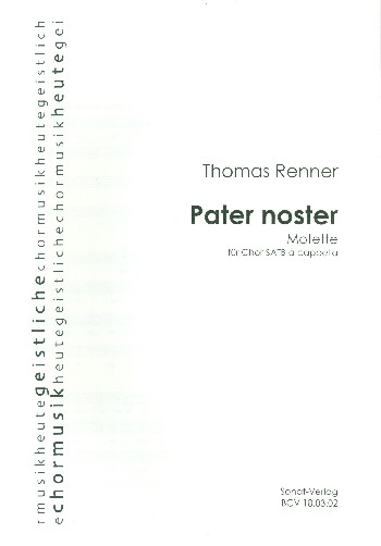 Pater noster für gem Chor a cappella