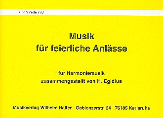 Musik für feierliche Anlässe für Blasorchester