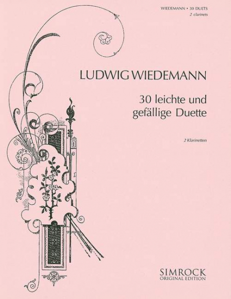 30 leichte gefällige Duette für 2 Klarinetten
