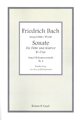 Sonate D-Dur für Flöte und Bc