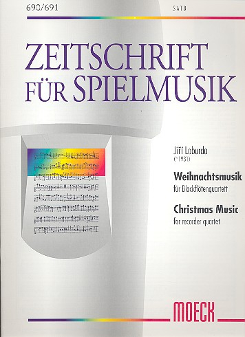 Weihnachtsmusik für 4 Blockflöten (SATB)