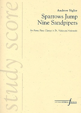 Sparrows jump nine Sandpipers for piano, flute, clarinet, violin and violoncello