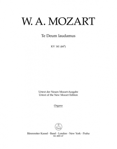 Te deum laudamus KV141 für Chor und Orchester