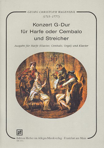 Konzert G-Dur für Harfe (Cembalo) und Streicher